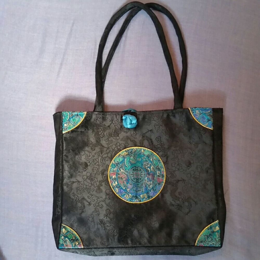 Chinese style satin bag